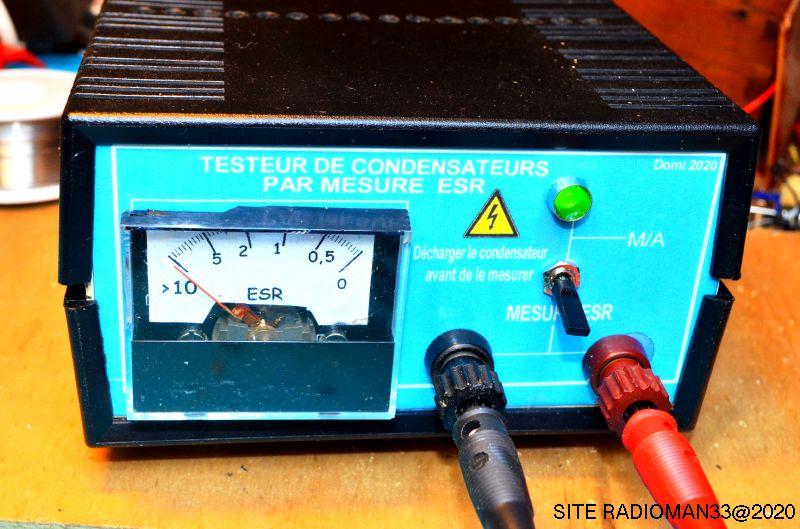 Testeur d´impedance - Mesure de la valeur d´un condensateur électrique de  0,01 à 10 000 mF